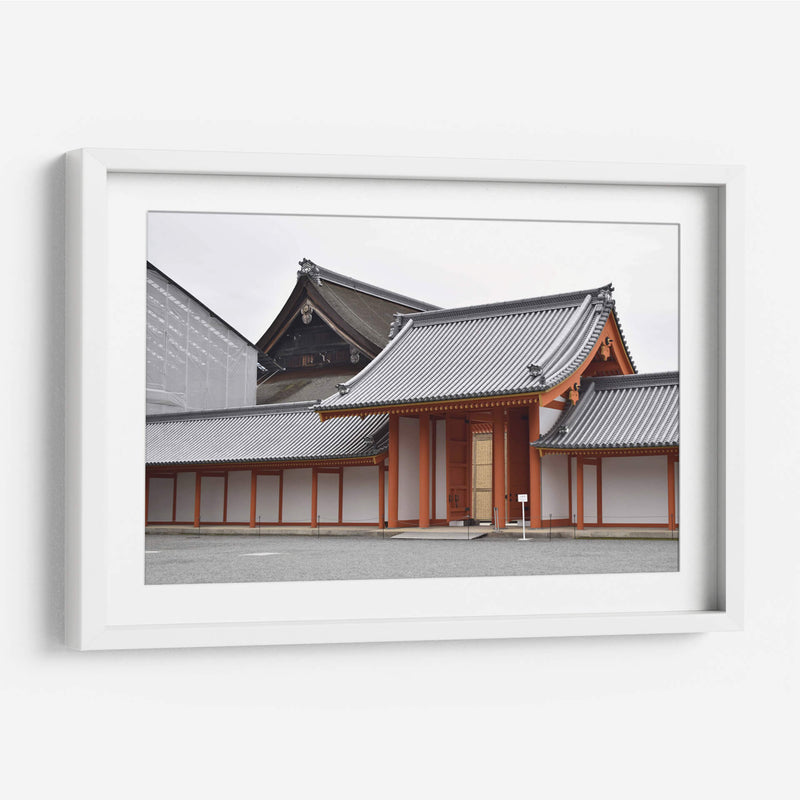 Entrada Roja, Palacio Imperial, Kioto, Japón - Luis Velasco | Cuadro decorativo de Canvas Lab
