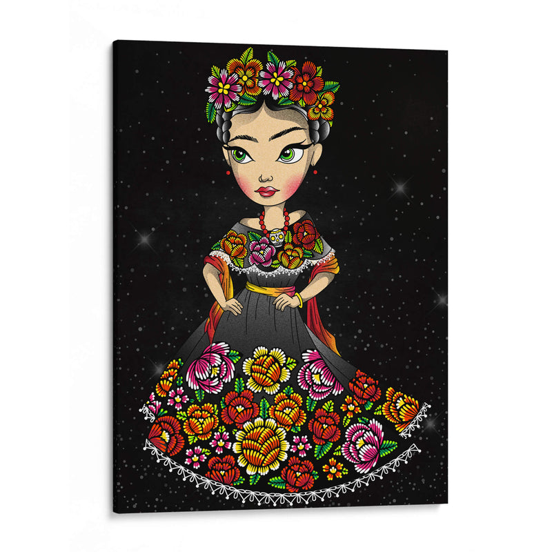 mujer mexicana vestido tipico - Catpoe | Cuadro decorativo de Canvas Lab