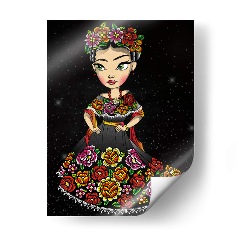 mujer mexicana vestido tipico - Catpoe | Cuadro decorativo de Canvas Lab