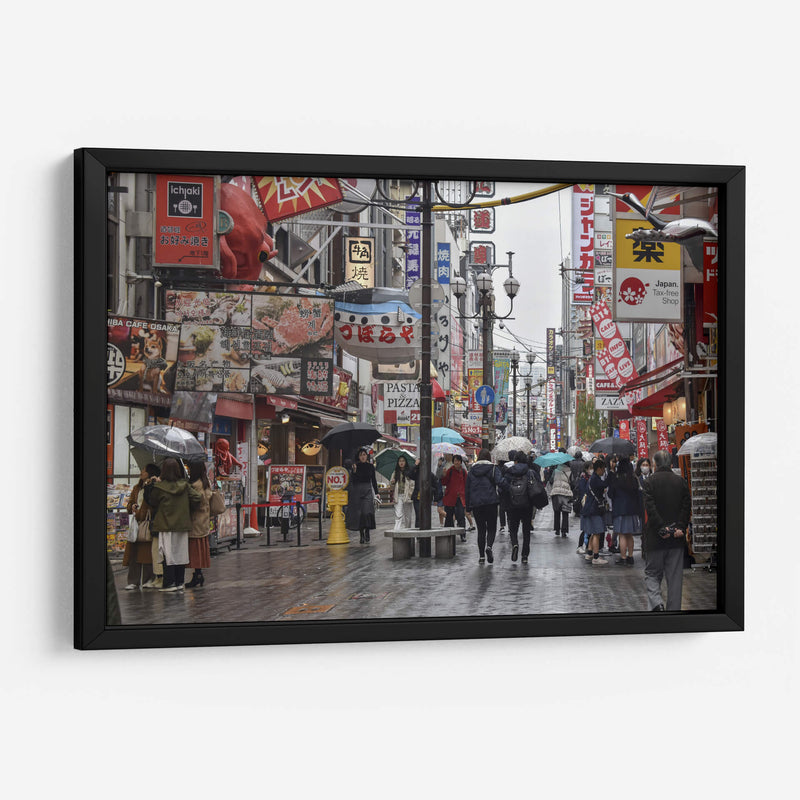 Osaka Saturado, Japón - Luis Velasco | Cuadro decorativo de Canvas Lab