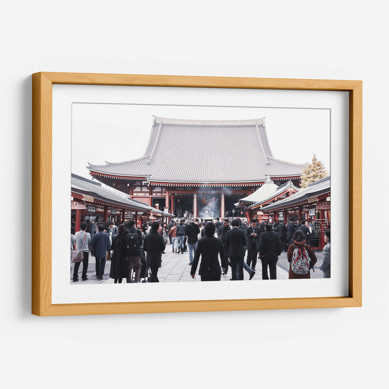Primer Templo de Tokio, Japón - Luis Velasco | Cuadro decorativo de Canvas Lab