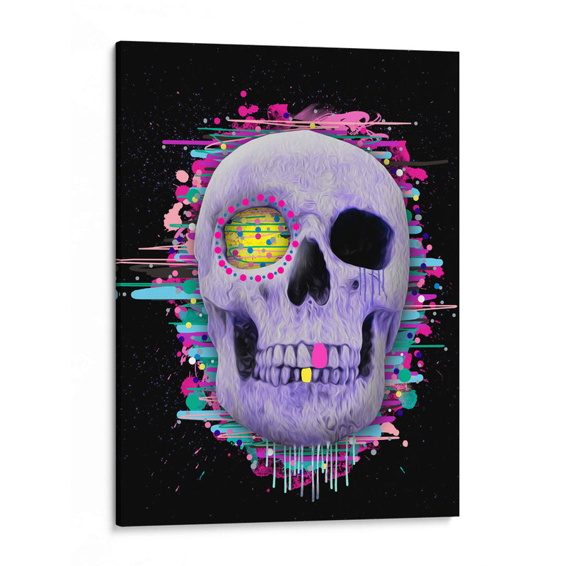 Calavera colorida - Lofty&Me | Cuadro decorativo de Canvas Lab