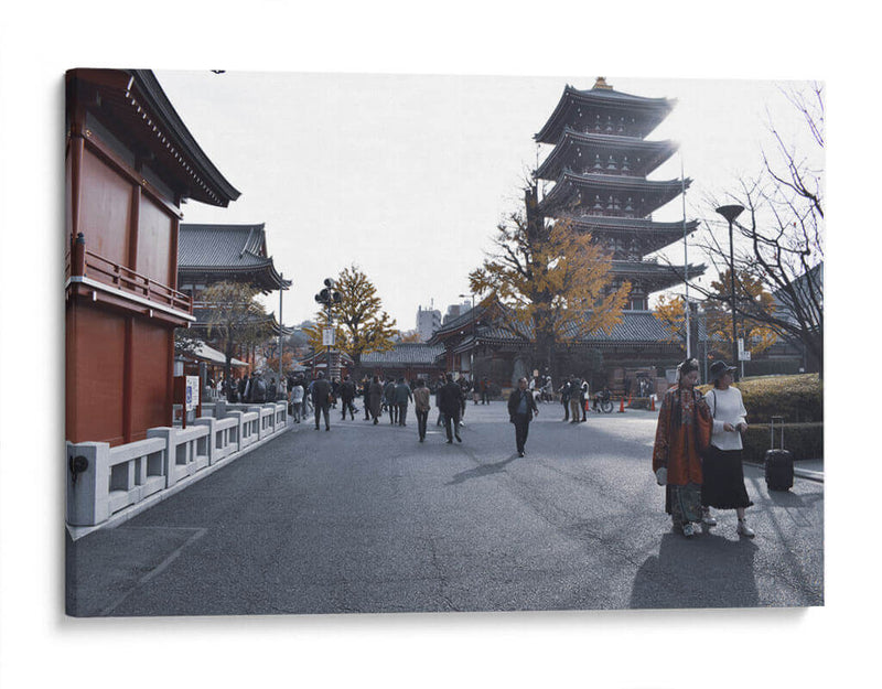 Templo Sensō-ji, Asakusa, Tokio, Japón - Luis Velasco | Cuadro decorativo de Canvas Lab