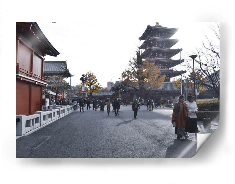 Templo Sensō-ji, Asakusa, Tokio, Japón - Luis Velasco | Cuadro decorativo de Canvas Lab