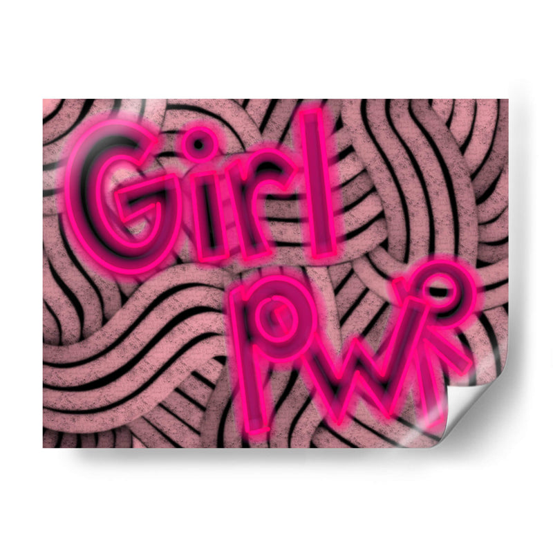 Girl power - pink - Torco | Cuadro decorativo de Canvas Lab