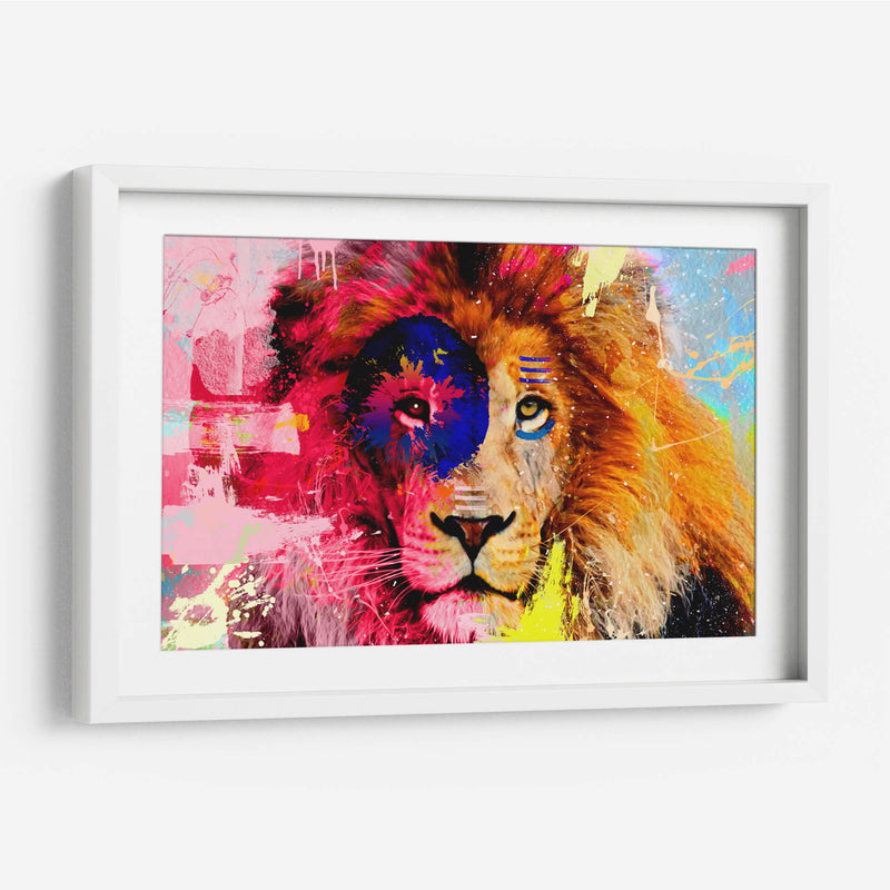 El rey colorido - Lofty&Me | Cuadro decorativo de Canvas Lab
