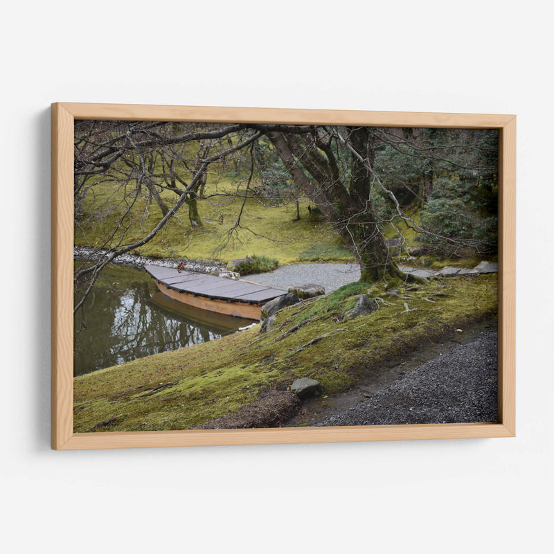Un Bote en el Lago, Kioto, Japón - Luis Velasco | Cuadro decorativo de Canvas Lab
