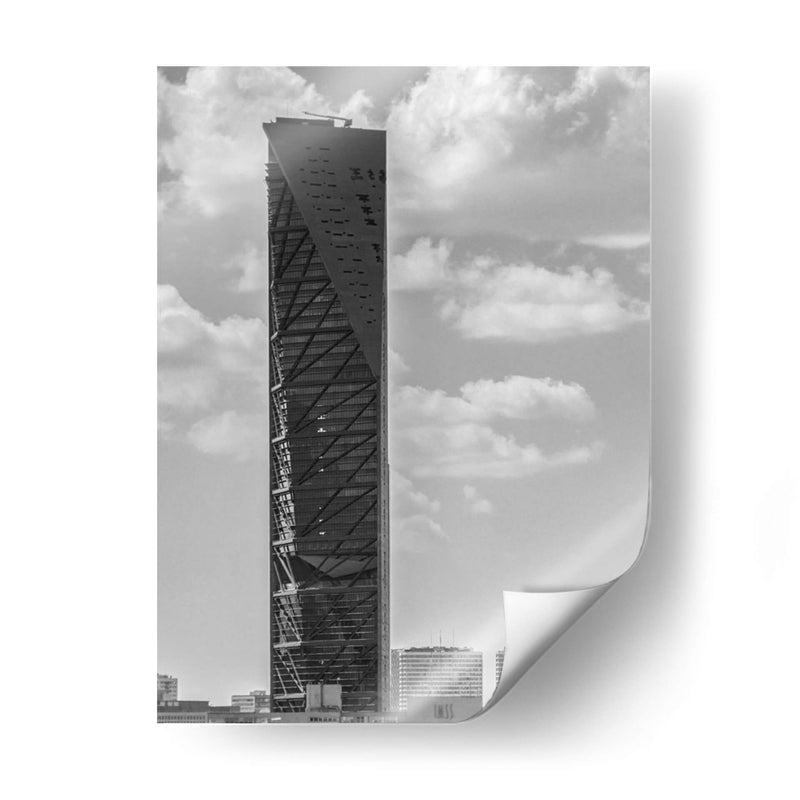 Torre Reforma I, Blanco y Negro - Bernardo Miranda | Cuadro decorativo de Canvas Lab