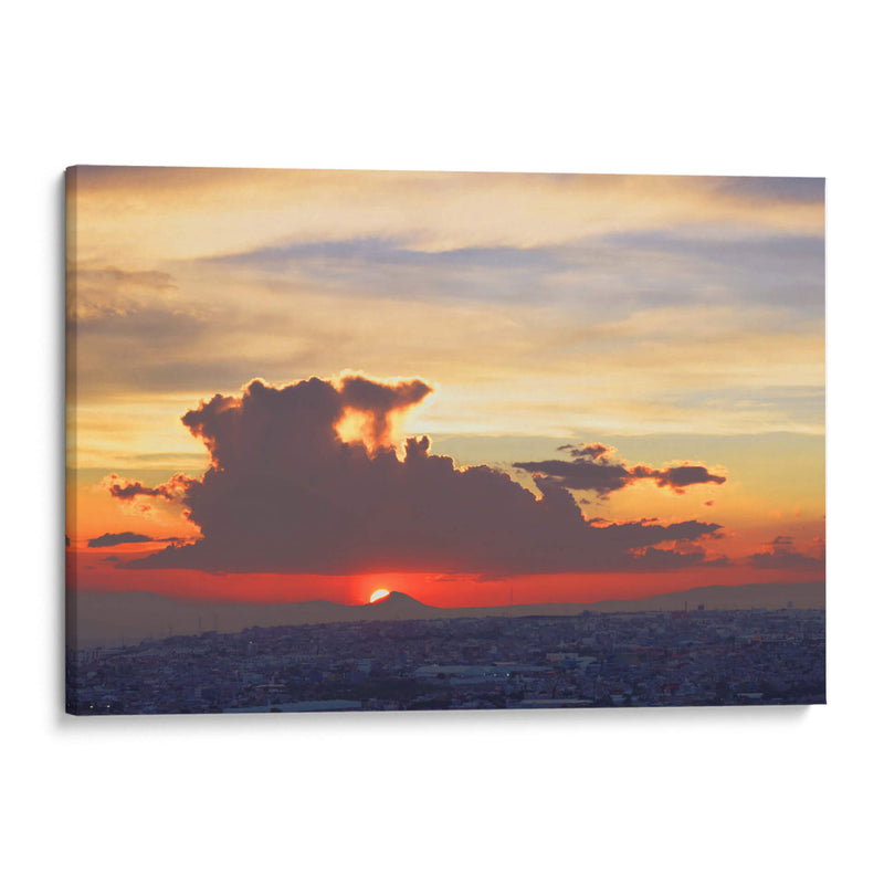 Atardecer Queretano - Roz | Cuadro decorativo de Canvas Lab