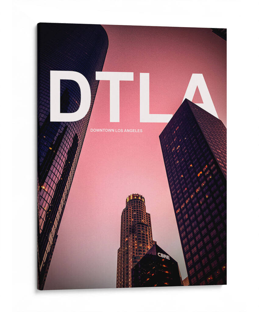 DOWNTOWN LA - Ramón Márquez | Cuadro decorativo de Canvas Lab