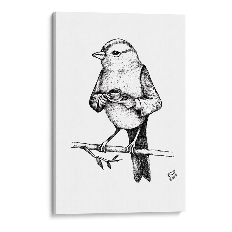 Sr. Pájaro - Elo Dots | Cuadro decorativo de Canvas Lab
