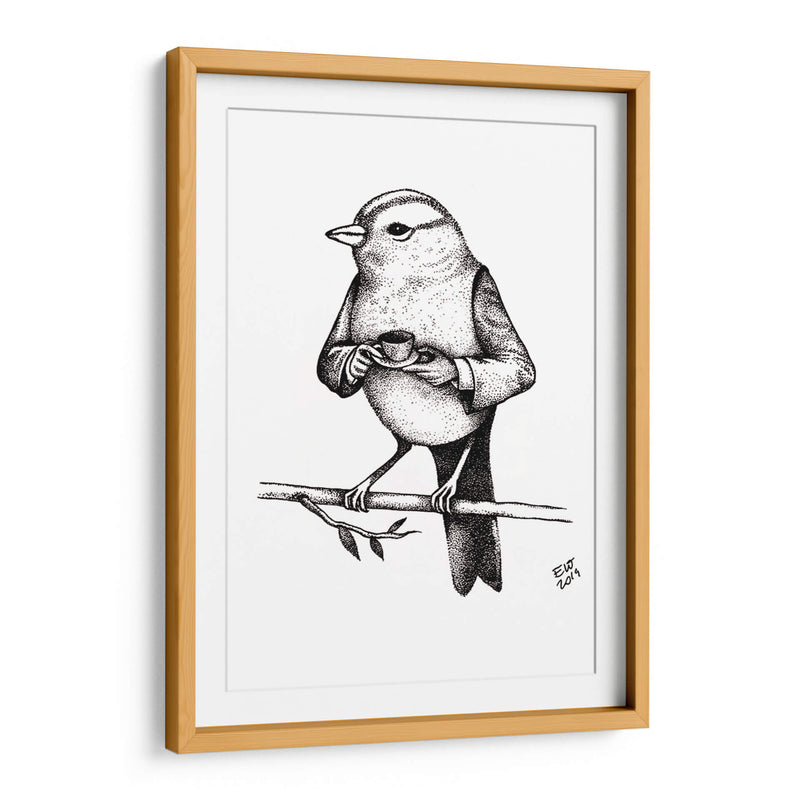 Sr. Pájaro - Elo Dots | Cuadro decorativo de Canvas Lab