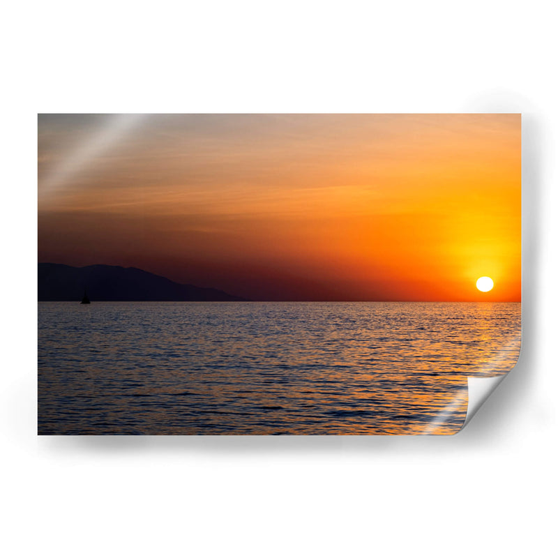 Atardecer del barco en Vallarta - Dreamer Studio | Cuadro decorativo de Canvas Lab