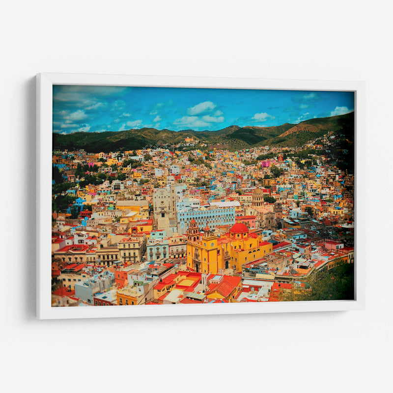 Guanajuato Paisaje Urbano - Dreamer Studio | Cuadro decorativo de Canvas Lab