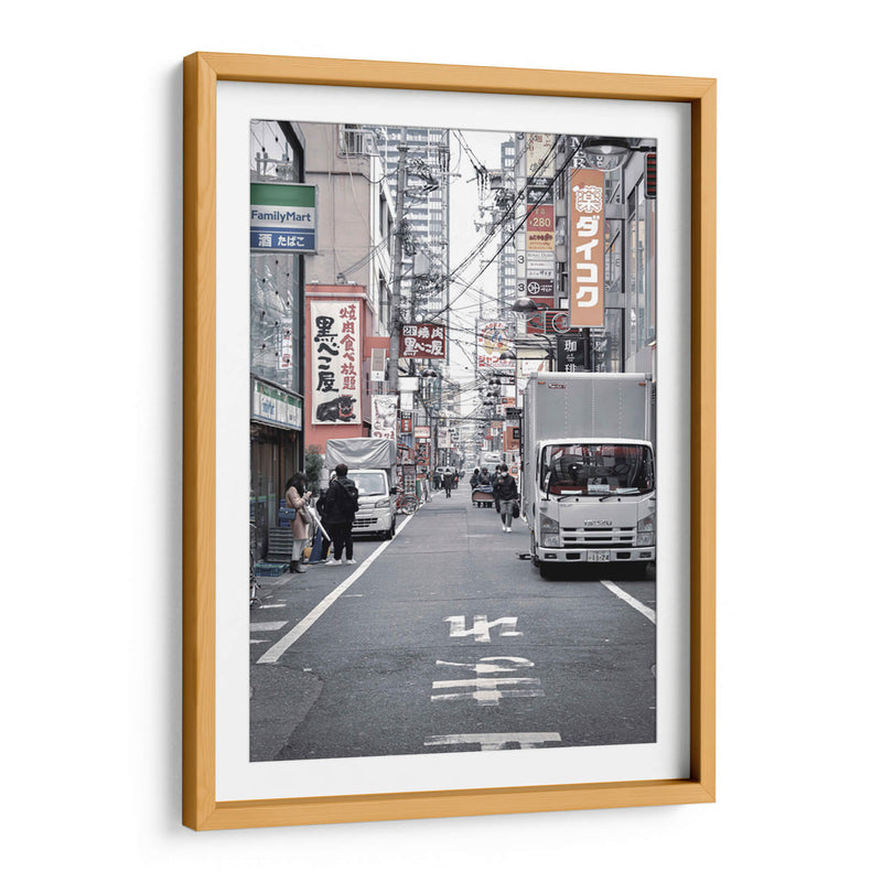 Calle en Japón - Luis Velasco | Cuadro decorativo de Canvas Lab