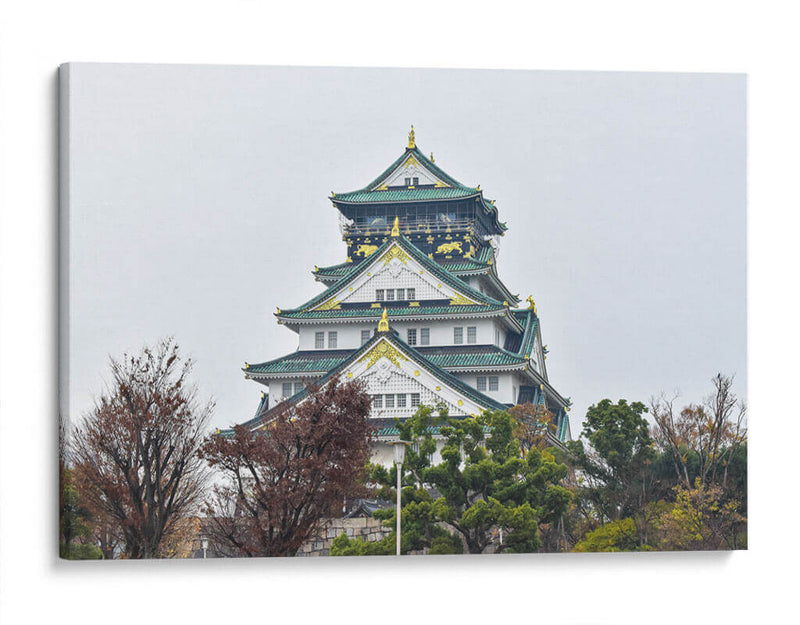 Castillo Osaka, Japón - Luis Velasco | Cuadro decorativo de Canvas Lab