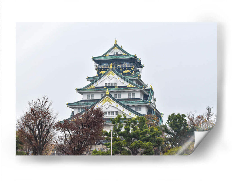 Castillo Osaka, Japón - Luis Velasco | Cuadro decorativo de Canvas Lab