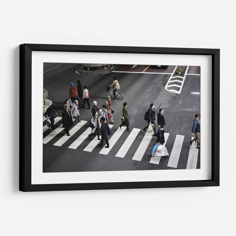 Cruce de Peatones en Tokio, Japón - Luis Velasco | Cuadro decorativo de Canvas Lab