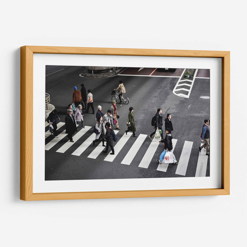 Cruce de Peatones en Tokio, Japón - Luis Velasco | Cuadro decorativo de Canvas Lab