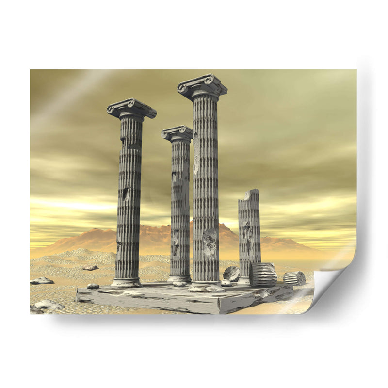 Columnas griegas - Caperh | Cuadro decorativo de Canvas Lab