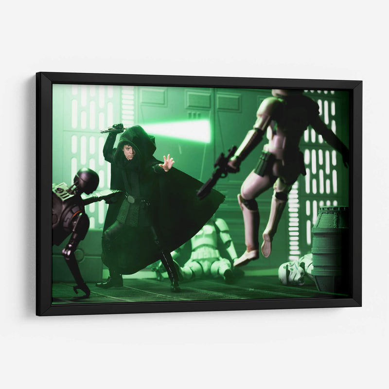 Master Luke Skywalker - Action Geek | Cuadro decorativo de Canvas Lab