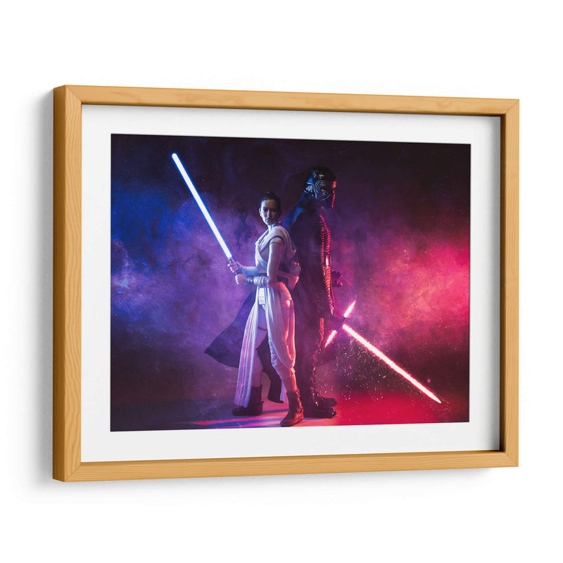 Rey y Kylo Ren - Action Geek | Cuadro decorativo de Canvas Lab