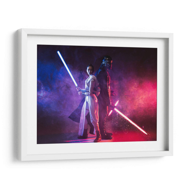 Rey y Kylo Ren - Action Geek | Cuadro decorativo de Canvas Lab