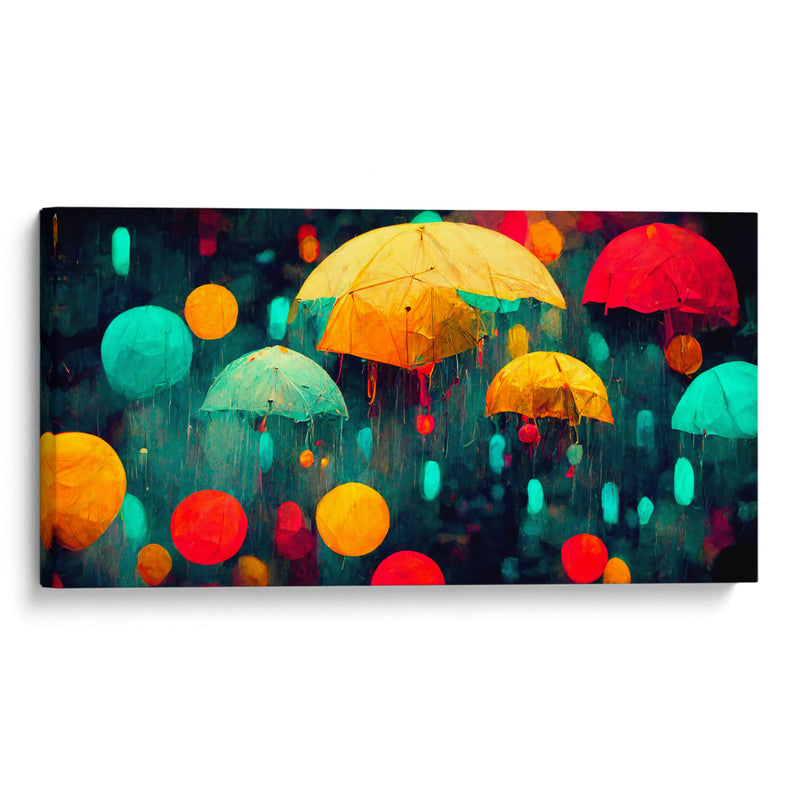 Lluvia de colores - sAIvador | Cuadro decorativo de Canvas Lab