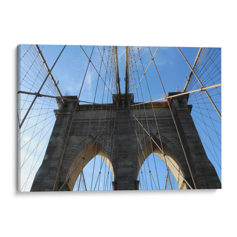 Torre del Puente Brooklyn - Carlos Franken | Cuadro decorativo de Canvas Lab