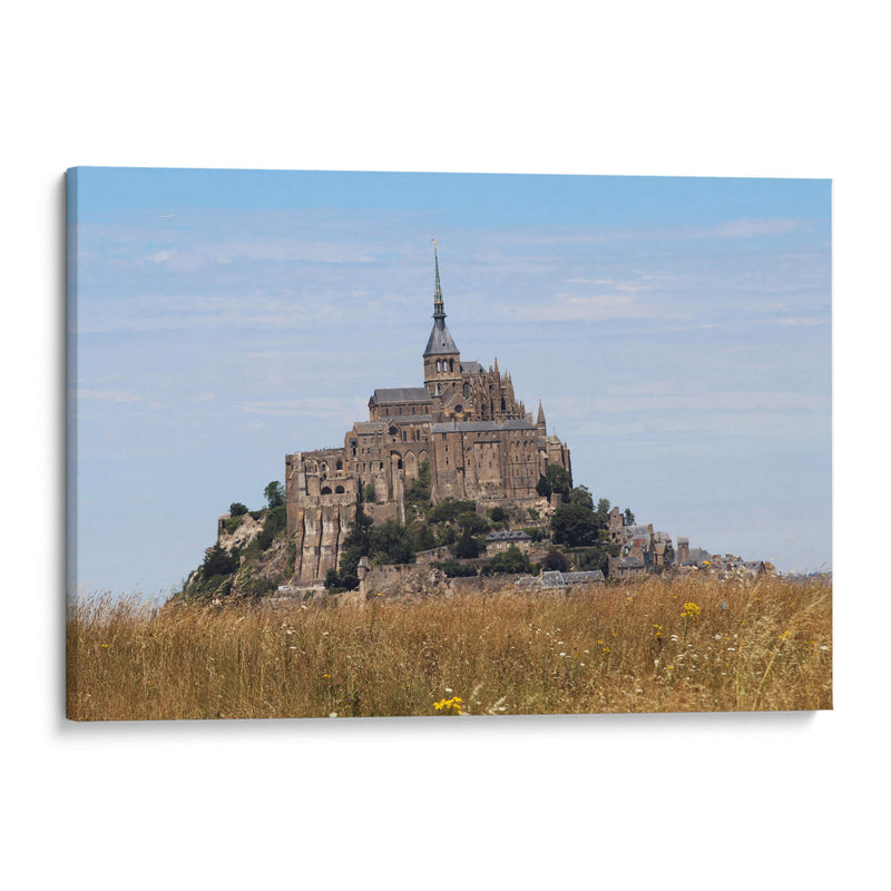 Pradera Mont Saint-Michel - Carlos Franken | Cuadro decorativo de Canvas Lab