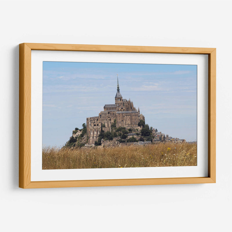 Pradera Mont Saint-Michel - Carlos Franken | Cuadro decorativo de Canvas Lab