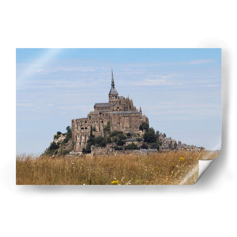 Pradera Mont Saint-Michel - Carlos Franken | Cuadro decorativo de Canvas Lab