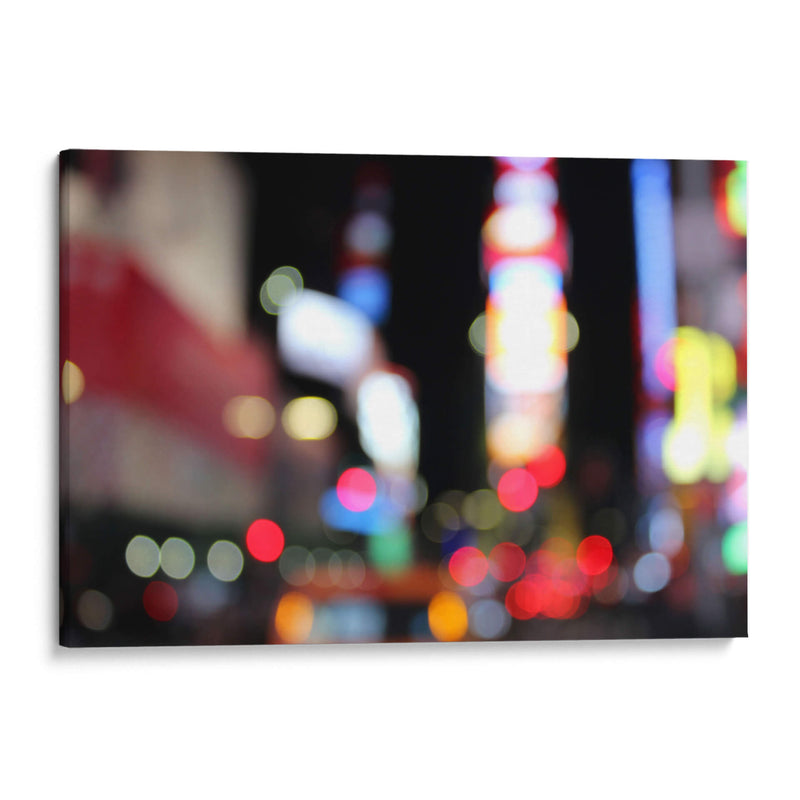 Noche Blur Times Square - Carlos Franken | Cuadro decorativo de Canvas Lab