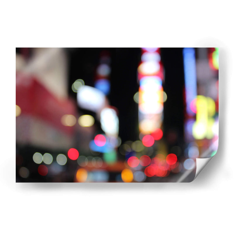 Noche Blur Times Square - Carlos Franken | Cuadro decorativo de Canvas Lab