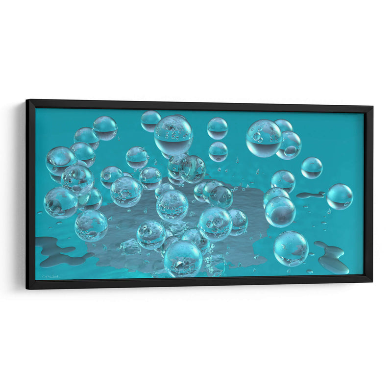 Burbujas de agua - Caperh | Cuadro decorativo de Canvas Lab