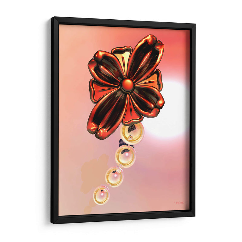 Flor metalica - Caperh | Cuadro decorativo de Canvas Lab