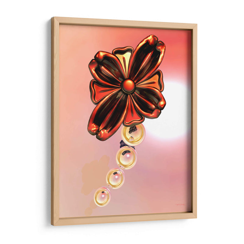 Flor metalica - Caperh | Cuadro decorativo de Canvas Lab