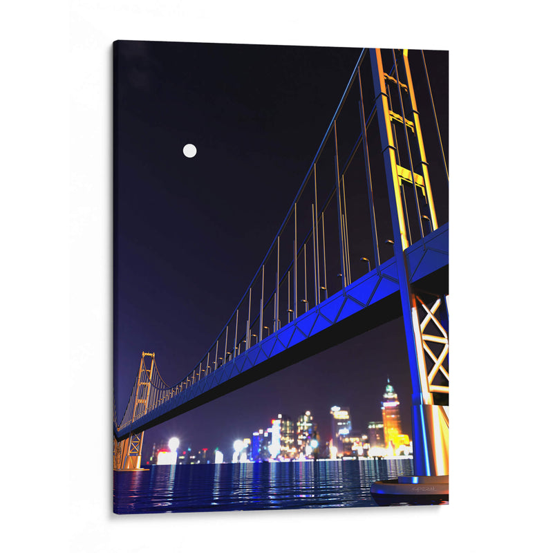 Golden Gate - Caperh | Cuadro decorativo de Canvas Lab