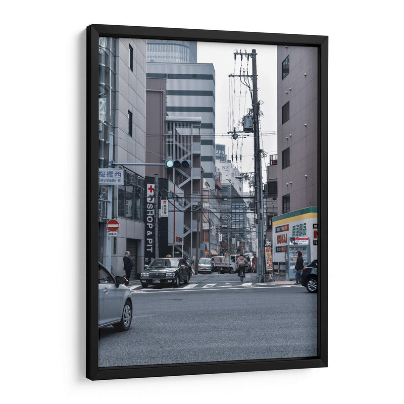 Calles de Osaka, Japón - Luis Velasco | Cuadro decorativo de Canvas Lab