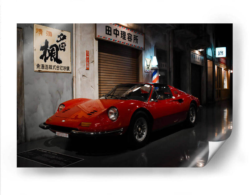 Dino 246 GTS, Museo Toyota, Japón - Luis Velasco | Cuadro decorativo de Canvas Lab