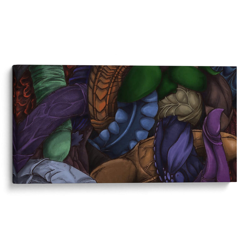 Monster Pillars - Erz Blackwood | Cuadro decorativo de Canvas Lab