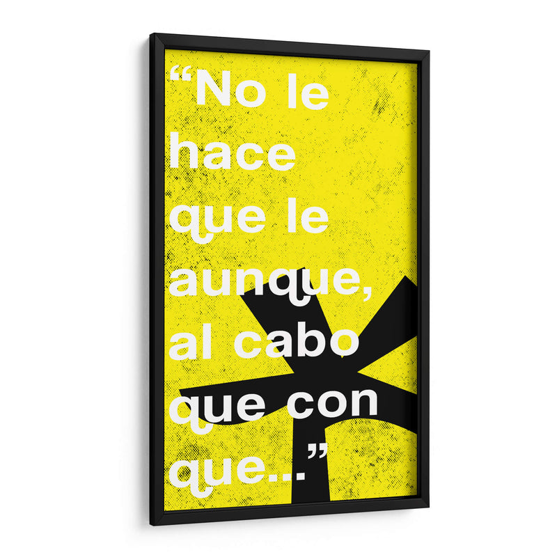 No le hace 001 - Jorge Méndez | Cuadro decorativo de Canvas Lab