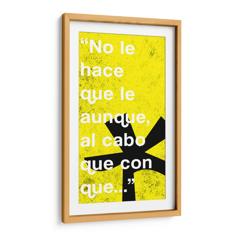 No le hace 001 - Jorge Méndez | Cuadro decorativo de Canvas Lab