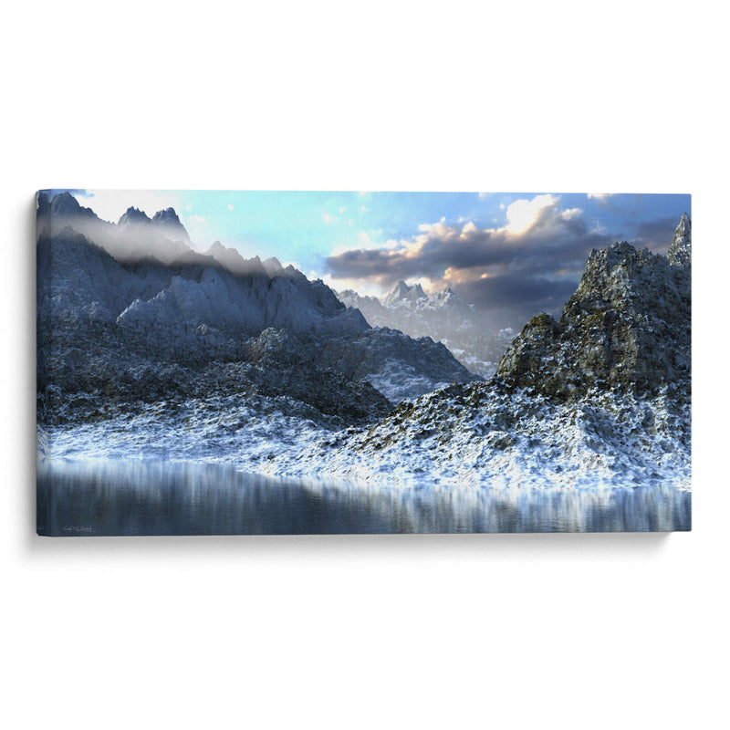 Montañas nevadas - Caperh | Cuadro decorativo de Canvas Lab