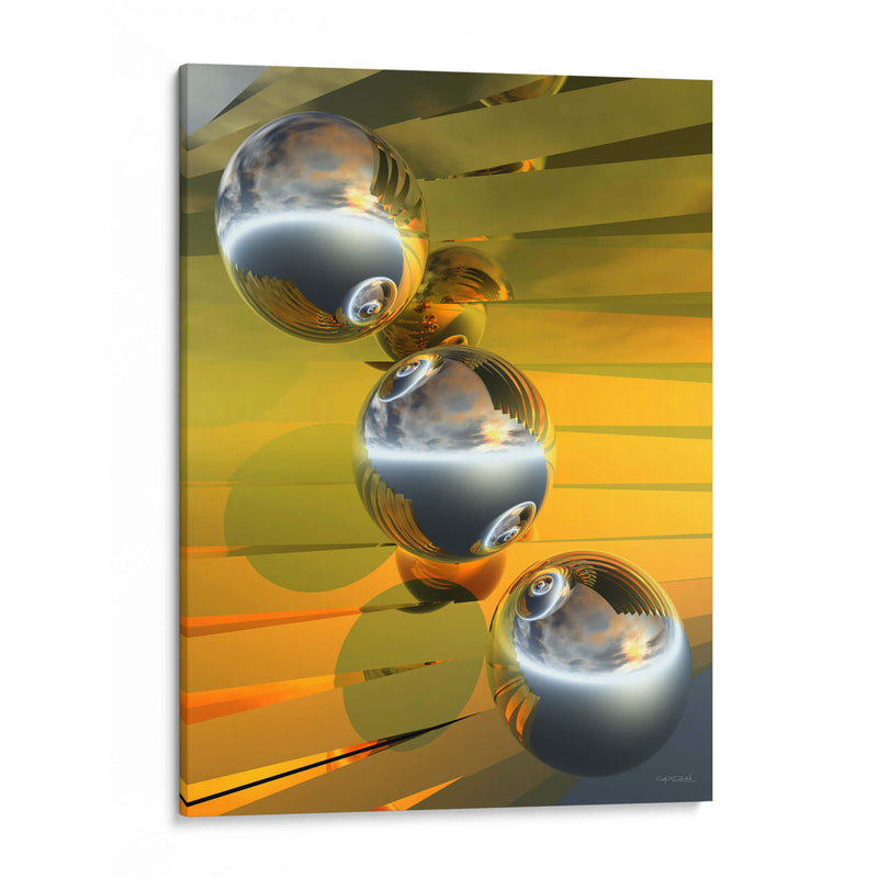 Esferas y barras - Caperh | Cuadro decorativo de Canvas Lab