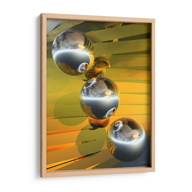 Esferas y barras - Caperh | Cuadro decorativo de Canvas Lab