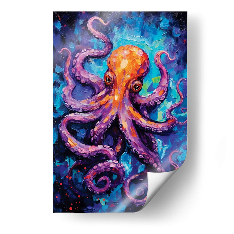 El Magnífico Pulpo - Dav Madrid | Cuadro decorativo de Canvas Lab