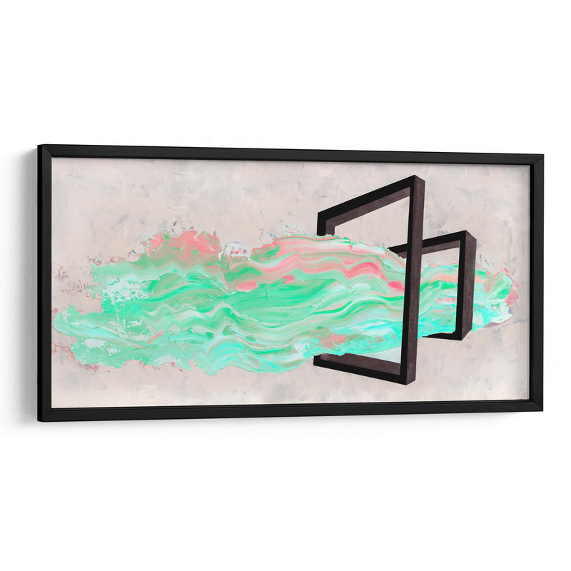 Verde y rosa - Nayeli Cabrera | Cuadro decorativo de Canvas Lab