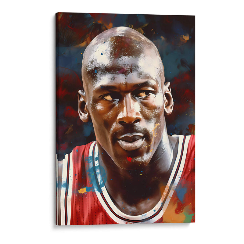 Colores en Michael Jordan - Icon Hunter | Cuadro decorativo de Canvas Lab