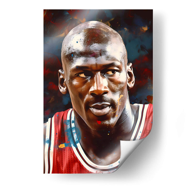 Colores en Michael Jordan - Icon Hunter | Cuadro decorativo de Canvas Lab